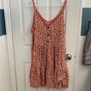 Floral Button-Down Dress